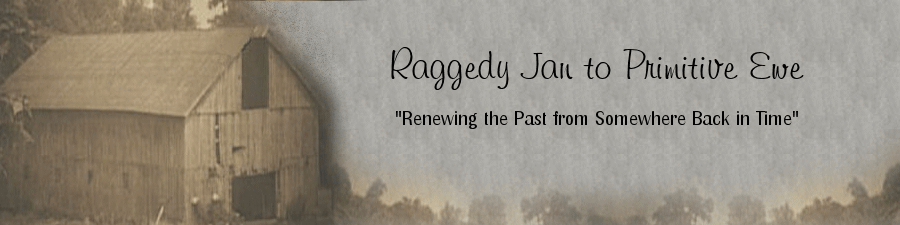 Raggedy Jan to Primitive Ewe - tole painting, handmade crafts, rustic kitchen decor, dolls, sheep, chickens, country barns